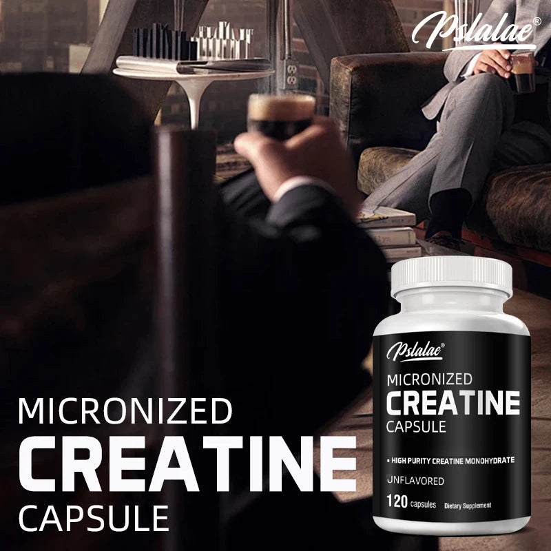 Micronized Creatine
Enhance Muscle Endurance and Improve Athletic Performance - 120 Capsules