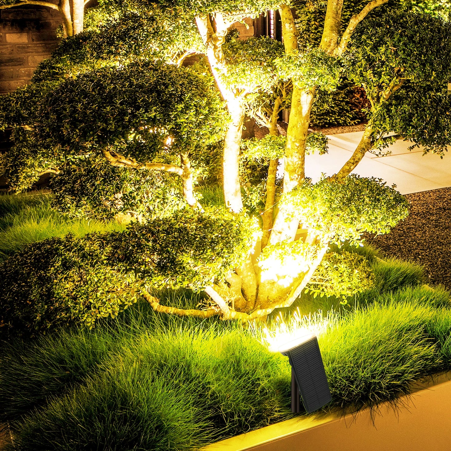 2 Pack Solar Spotlights Outdoor Warm Light 600LM
24LED Waterproof Landscape Lights, 3-in-1 Installation, Adjustable Head