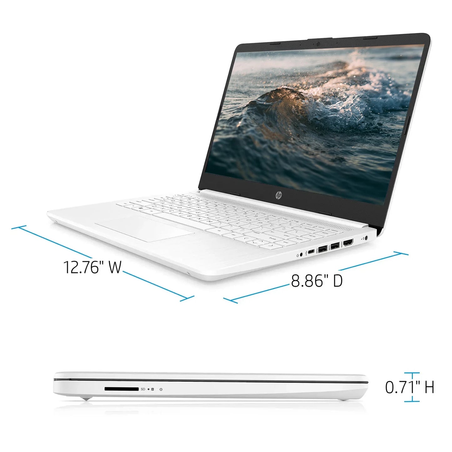 HP 14" Business Laptop
,Intel Celeron N4120,16GB RAM,320GB Storage(64GB eMMC+256GB SD Card)
,1 Year Office 365,with Gaming Mouse