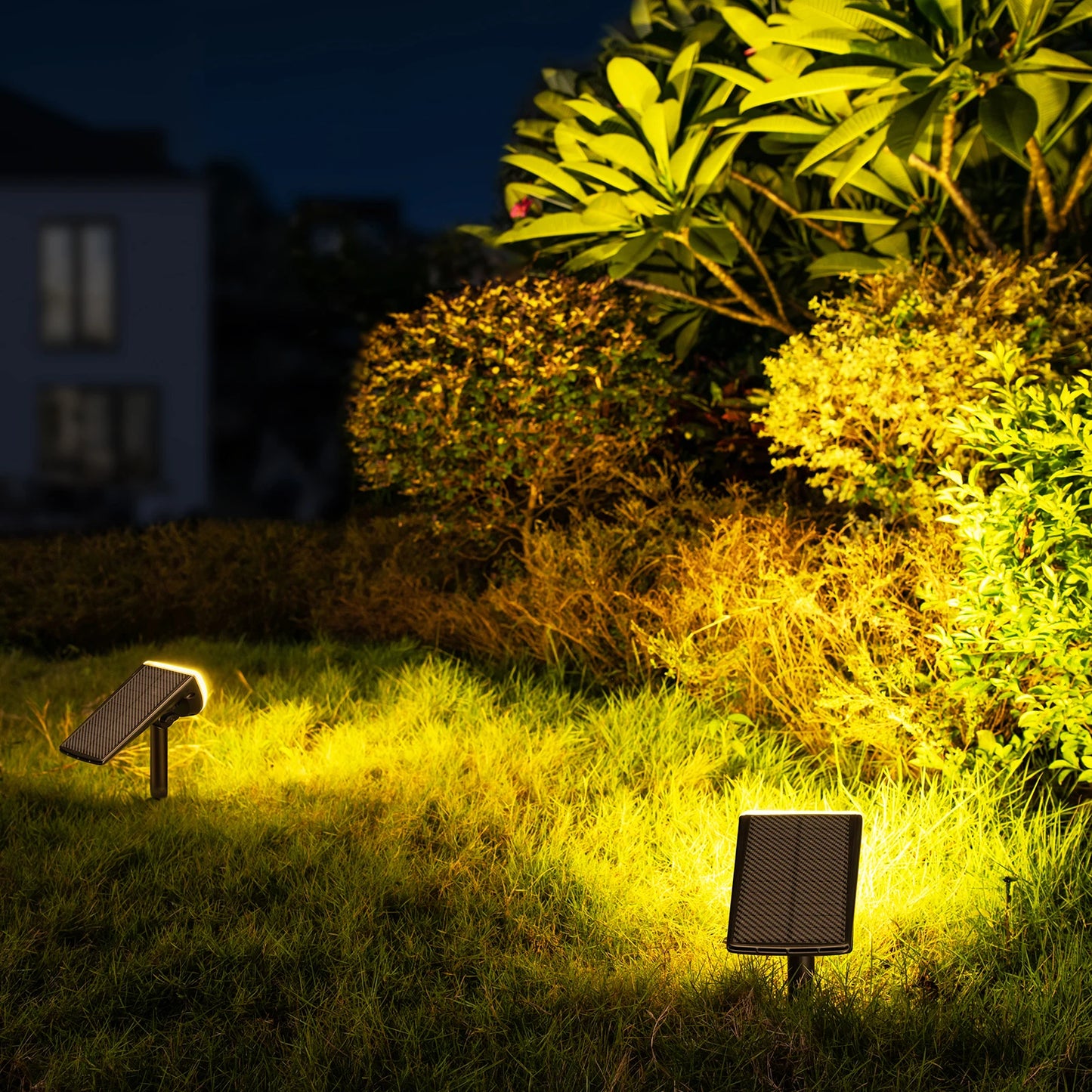 2 Pack Solar Spotlights Outdoor Warm Light 600LM
24LED Waterproof Landscape Lights, 3-in-1 Installation, Adjustable Head