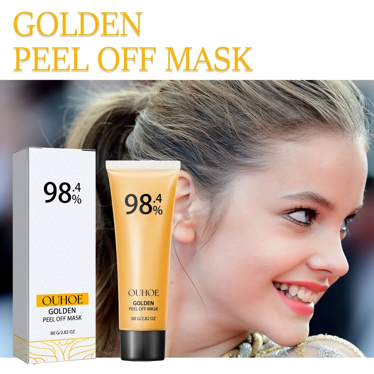 Golden Peel off Mask 98% Remove Blackhead Acne
Anti Wrinkle Lifting Firming Oil Control Cleansing Pores Shrinking Face Skin Care