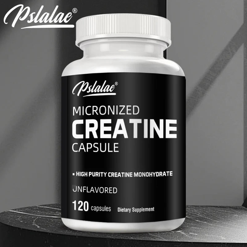 Micronized Creatine -
Supports Energy and Endurance, Builds Muscle Mass
and Improves Athletic Performance - 120 Capsules
