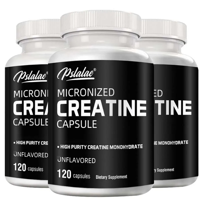 Micronized Creatine
Enhance Muscle Endurance and Improve Athletic Performance - 120 Capsules