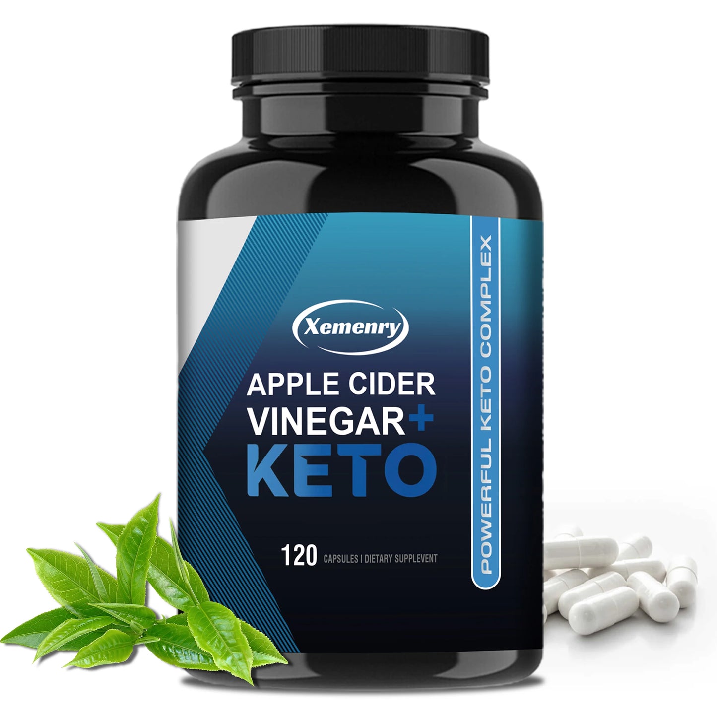 Apple Cider Vinegar + Keto
- Weight Management, Fat Burning, Detoxification, Metabolism, Appetite Suppression - 120 Capsules