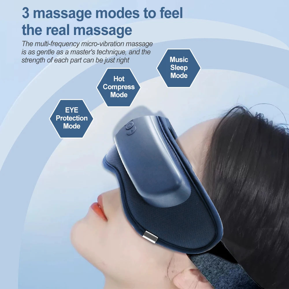 Eye Massager With Heat Smart Airbag Vibration
Eyecare Compress Bluetooth Eye Massage Relaxation Relieve Tired and Dry Eyes