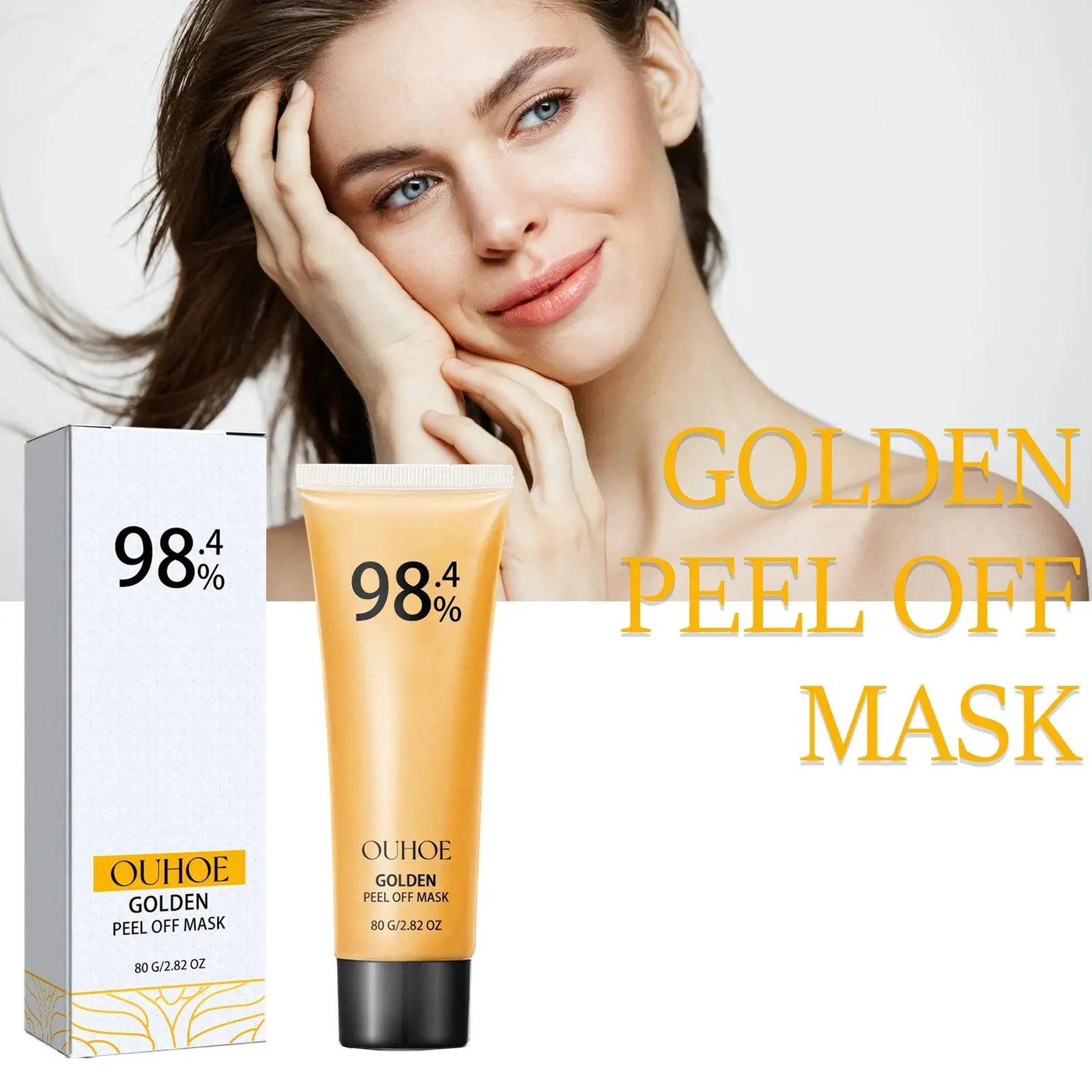 Golden Peel off Mask 98% Remove Blackhead Acne
Anti Wrinkle Lifting Firming Oil Control Cleansing Pores Shrinking Face Skin Care