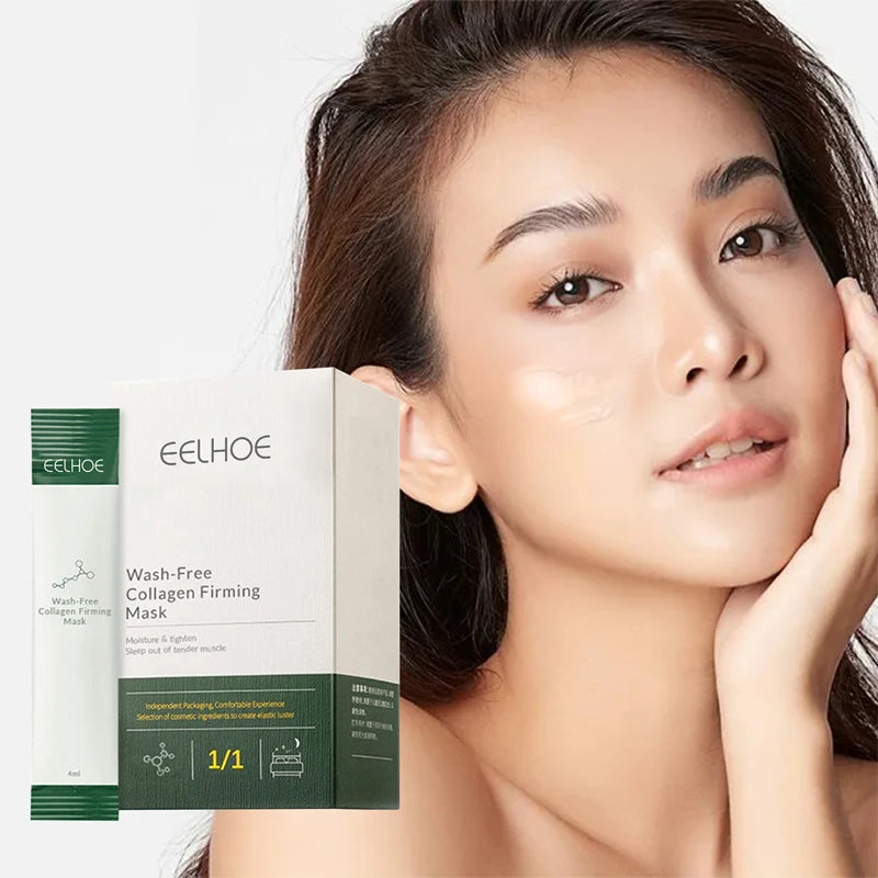 20pcs Korean Collagen Firming Mask Protein
Anti-Aging Hydrating Frozen Wash-Free Face Sleeping Masks for Women Men