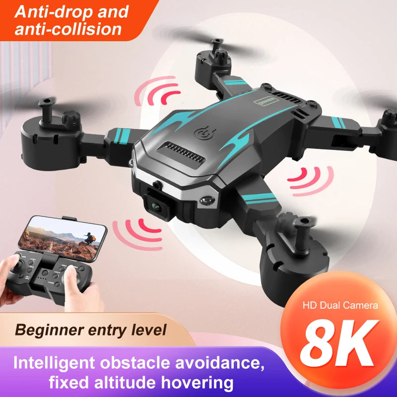 New G6 Professional Foldable Quadcopter Aerial Drone S6 HD Camera GPS RC Helicopter
WIFI Obstacle Avoidance