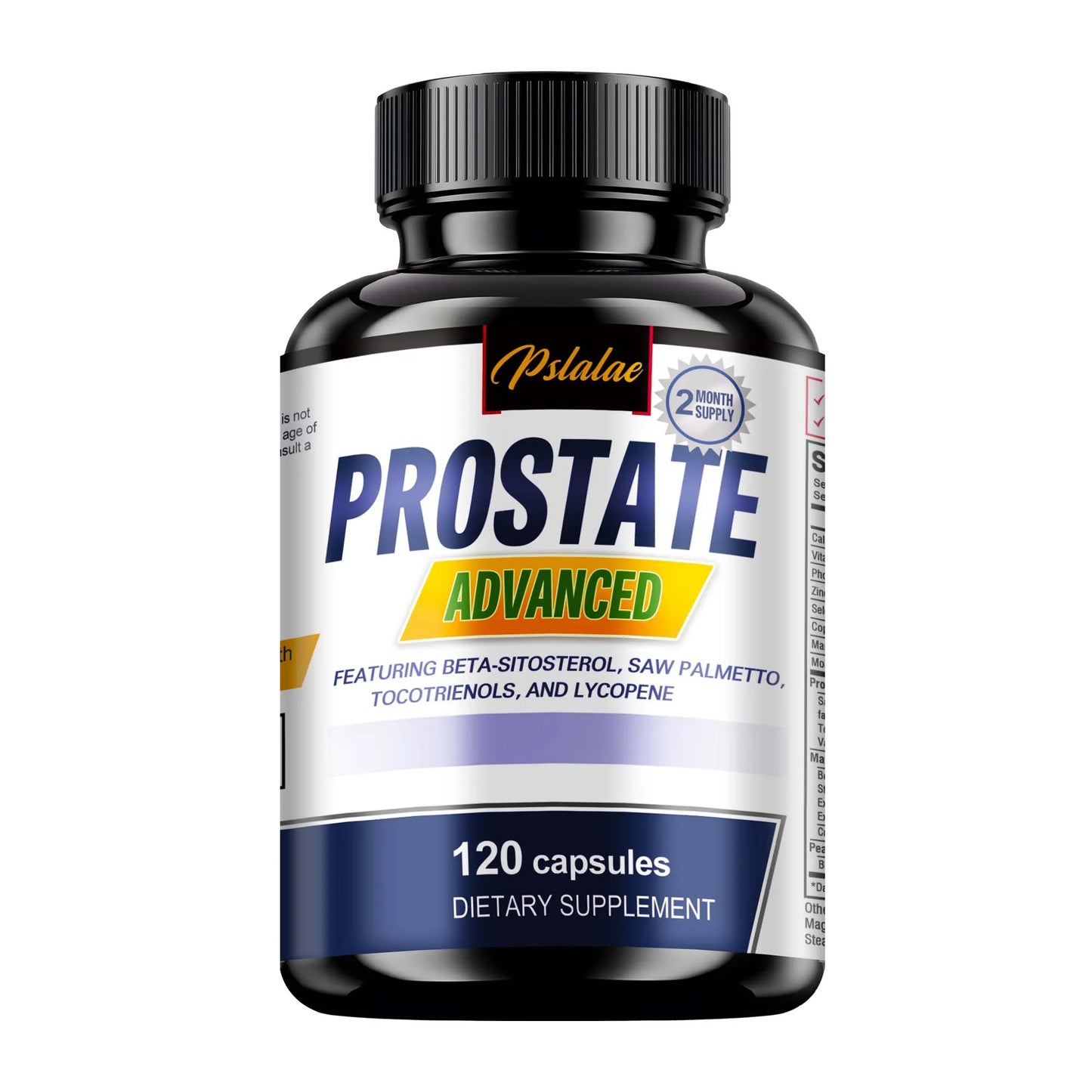 Prostate Capsules - Contains Saw Palmetto
to Reduce Bathroom Trips and Relieve Bladder - 120 Capsules