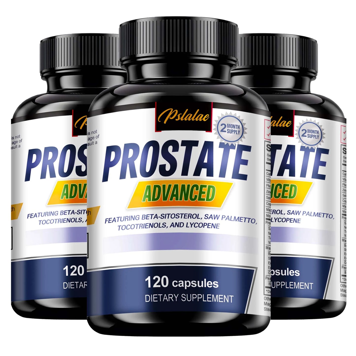 Prostate Capsules - Contains Saw Palmetto
to Reduce Bathroom Trips and Relieve Bladder - 120 Capsules