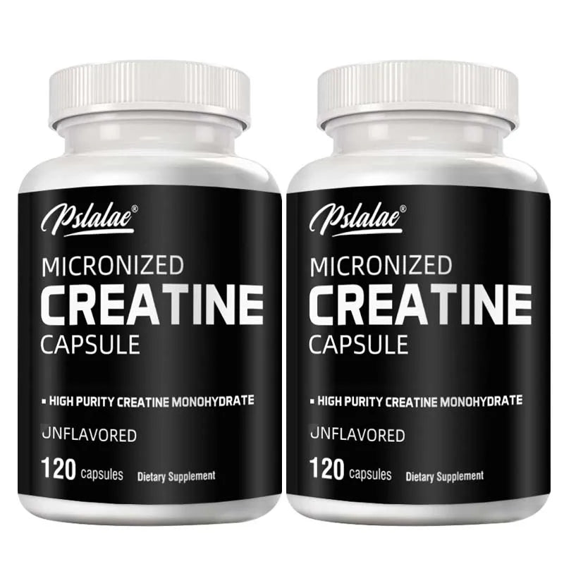 Micronized Creatine
Enhance Muscle Endurance and Improve Athletic Performance - 120 Capsules