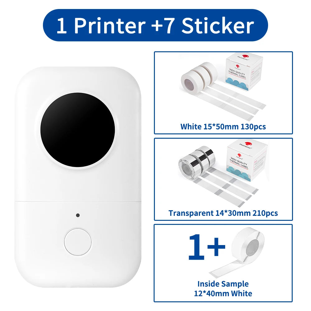 Label Printer Thermal Printing 15mm Stickers Thermal Labels