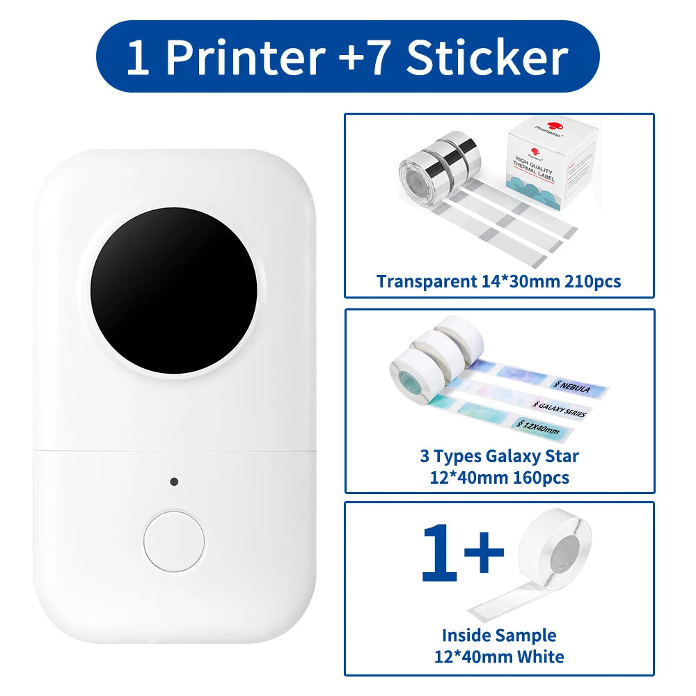 Label Printer Thermal Printing 15mm Stickers Thermal Labels