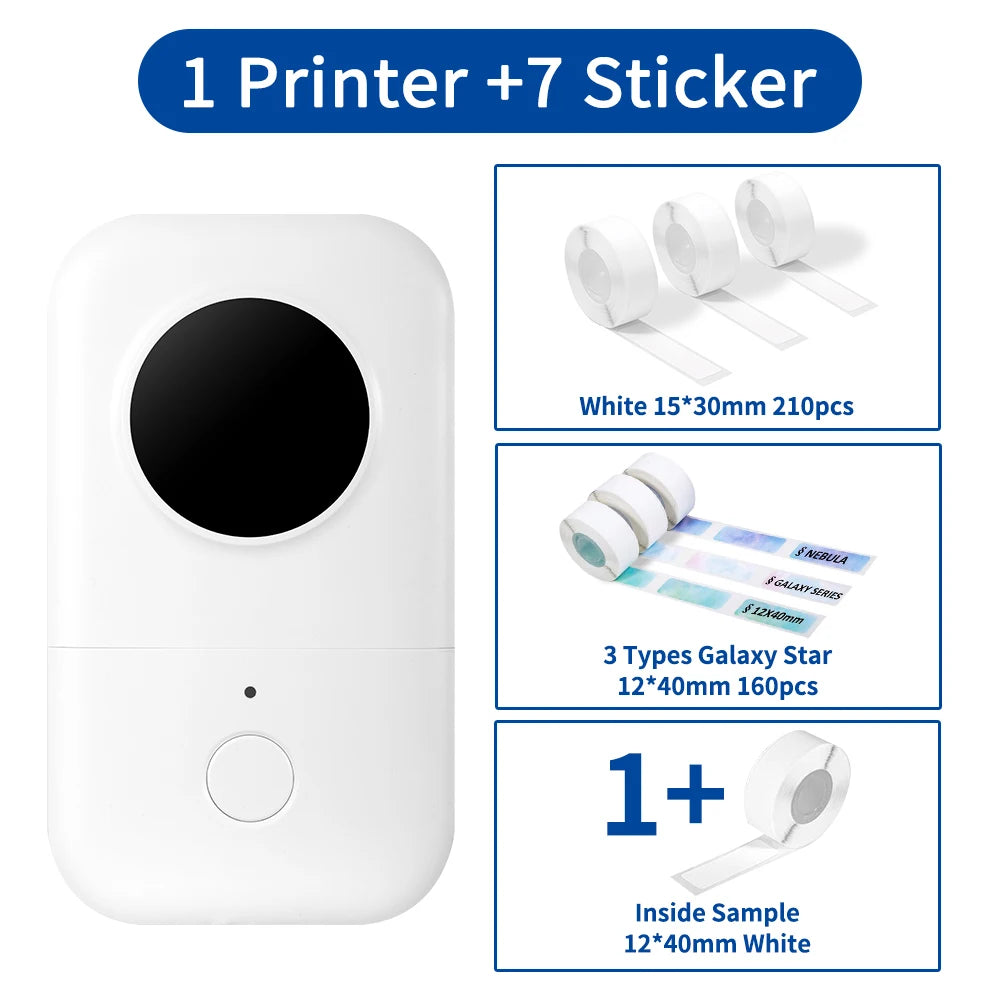 Label Printer Thermal Printing 15mm Stickers Thermal Labels