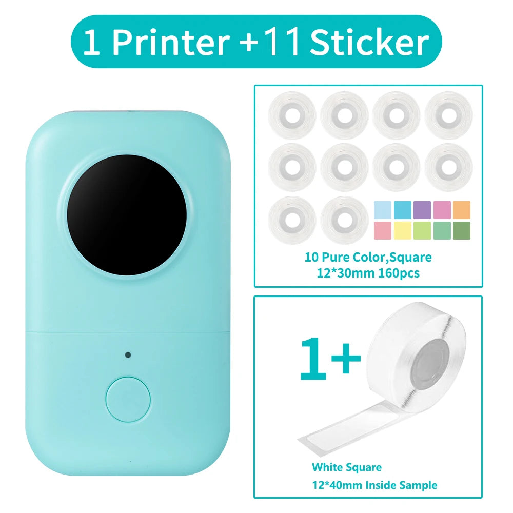 Label Printer Thermal Printing 15mm Stickers Thermal Labels