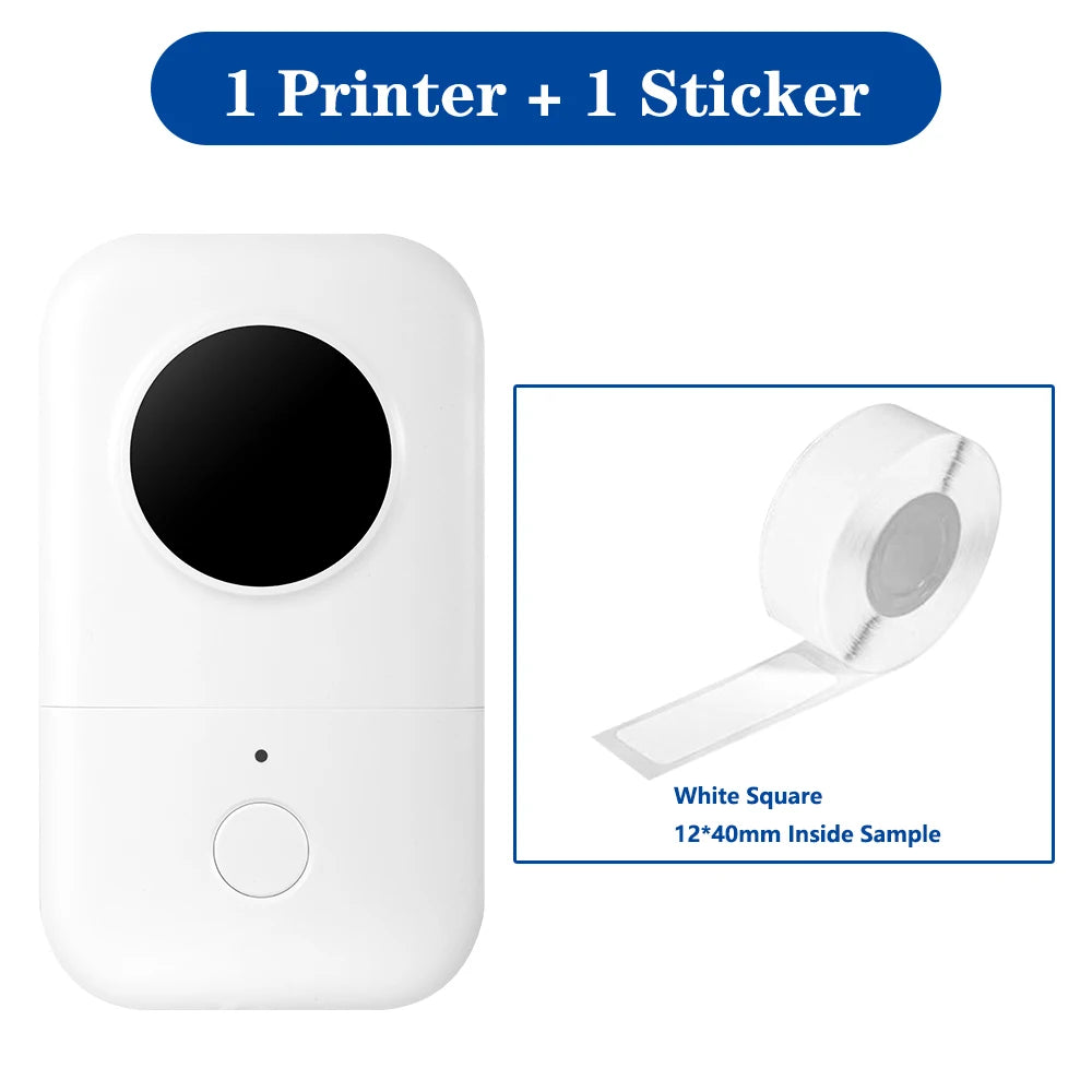Label Printer Thermal Printing 15mm Stickers Thermal Labels