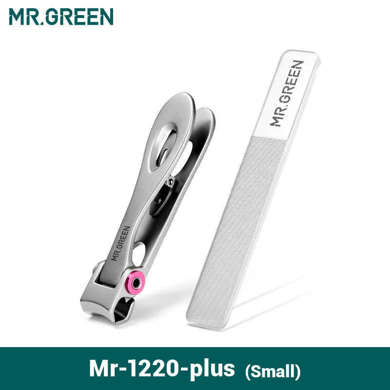 Nail Clippers Stainless Steel Both Sizes, Manicure Fingernail Cutter Thick Hard Toenail