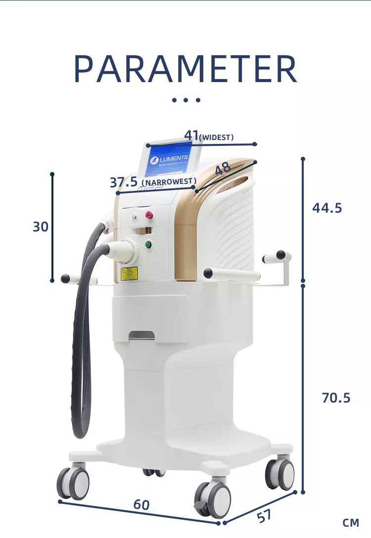 2 in 1 Permanent Hair Removal Equipment Acne Skin Laser Hair Removal Machine