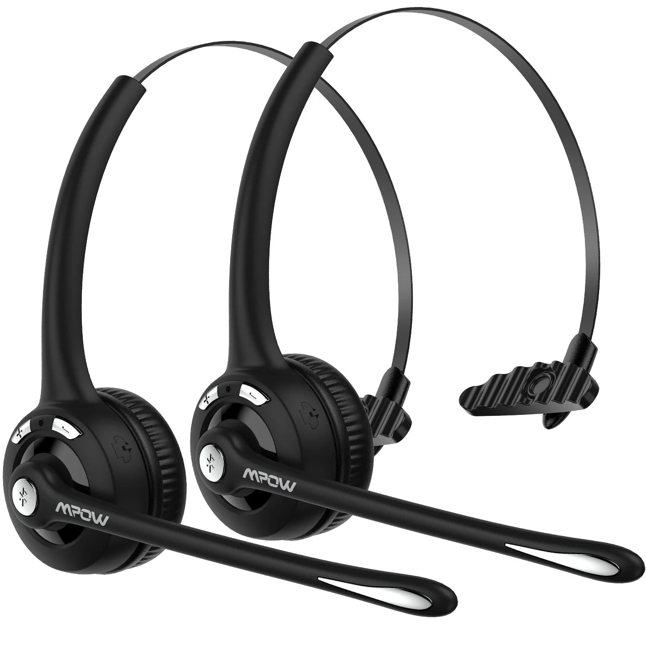 1/2 pack Mpow Pro Office Wireless Bluetooth V5.0 headphone
With Microphone 13H Talking Time For Driver Call Center Skype Office