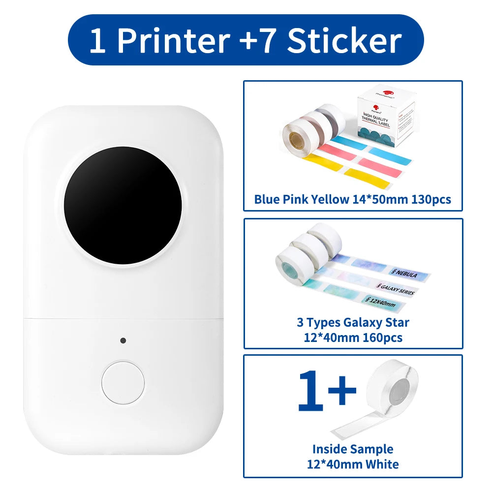 Label Printer Thermal Printing 15mm Stickers Thermal Labels