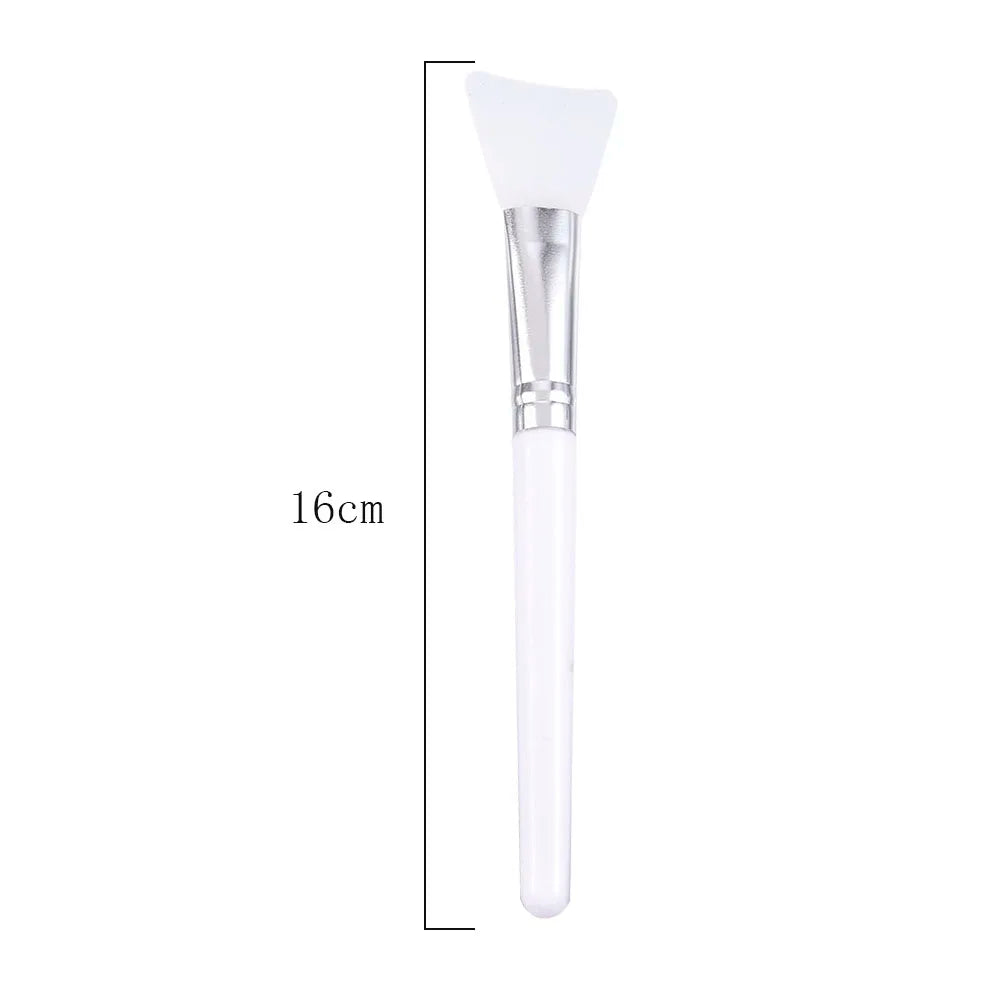 1Pc White Makeup Silicone Facial Mask