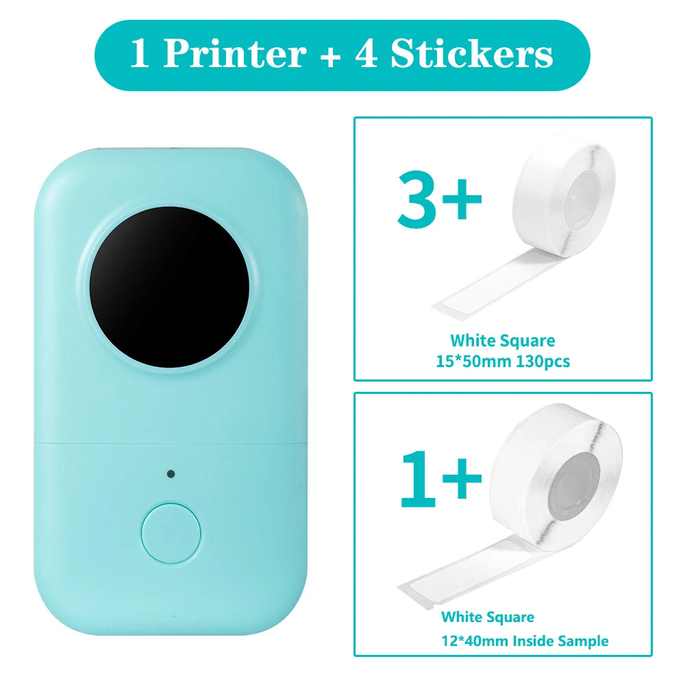 Label Printer Thermal Printing 15mm Stickers Thermal Labels