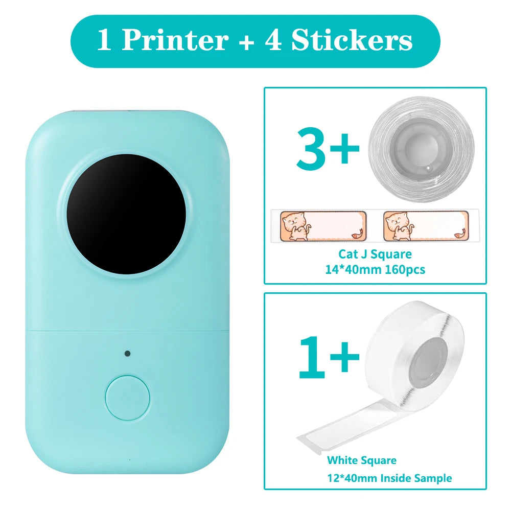 Label Printer Thermal Printing 15mm Stickers Thermal Labels