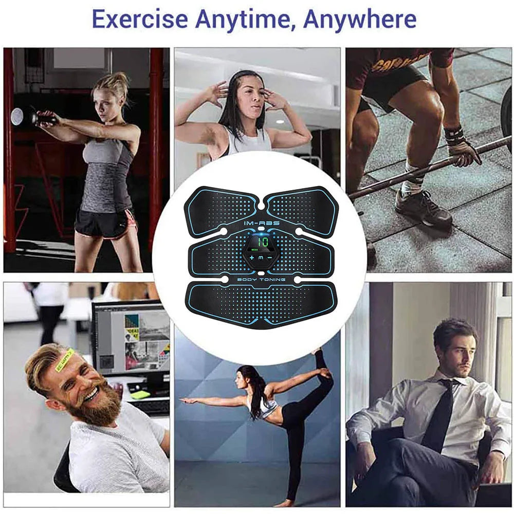 Abdominal Muscle Stimulator Trainer
EMS Abs Fitness Equipment Training Gear Muscles Electrostimulator
