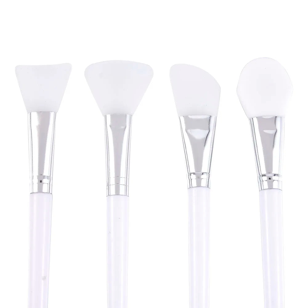 1Pc White Makeup Silicone Facial Mask