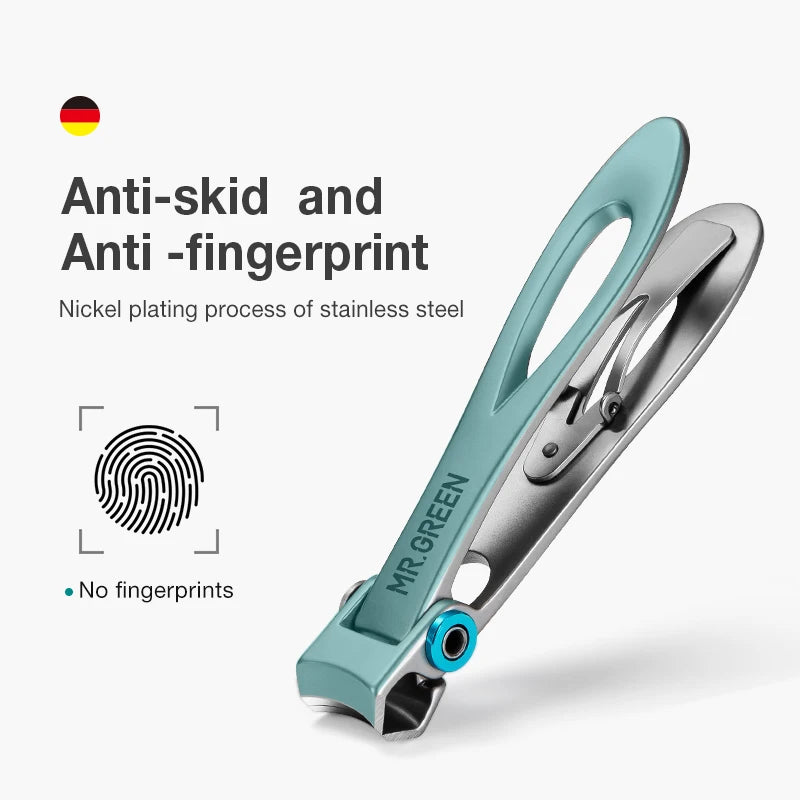 Nail Clippers Stainless Steel Both Sizes, Manicure Fingernail Cutter Thick Hard Toenail
