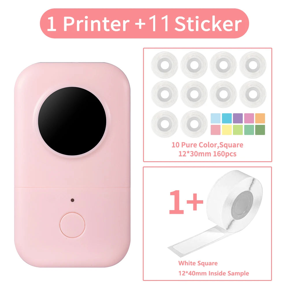 Label Printer Thermal Printing 15mm Stickers Thermal Labels