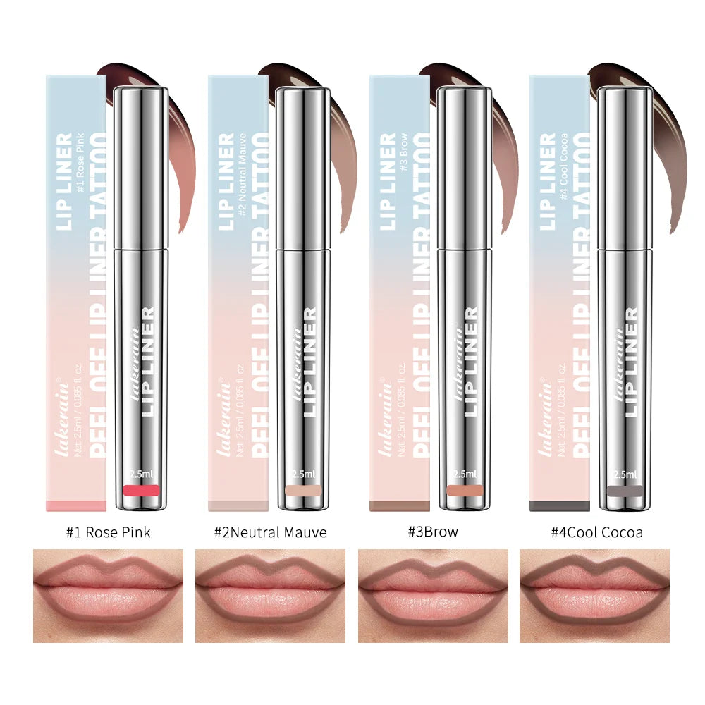 Waterproof Lip Liner Peel Off Tattoo Lipgloss Long Lasting Matte Lips Stain Cosmetic
