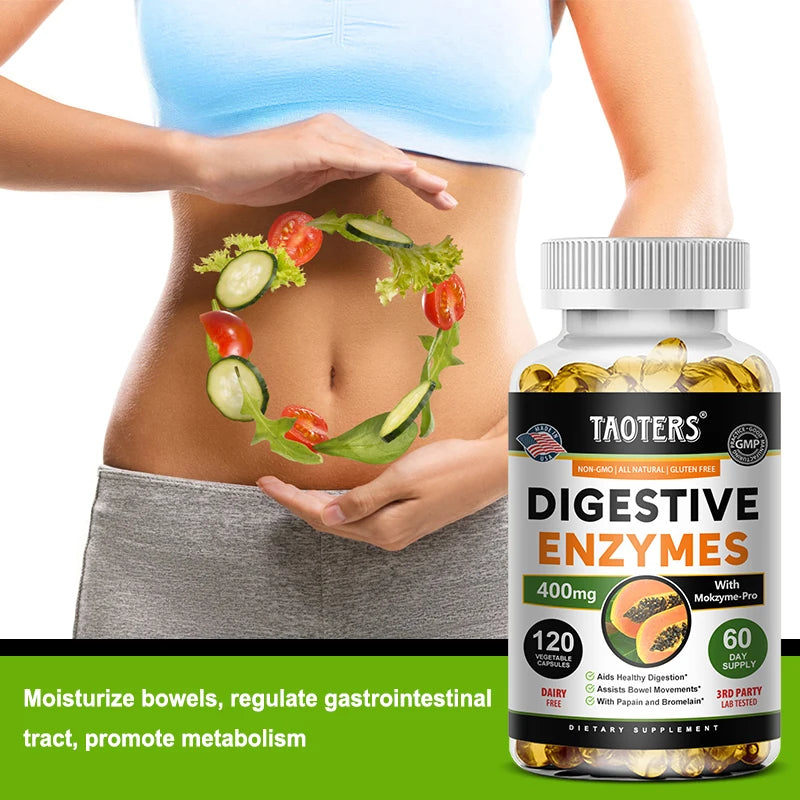 Digestive enzyme supplements Immune system support and healthy digestion