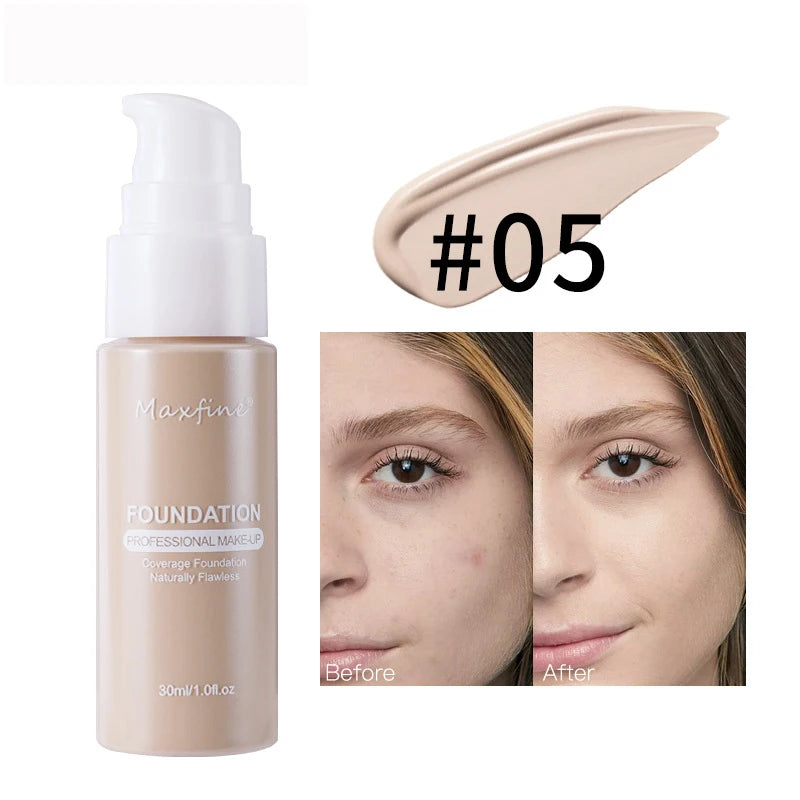 Liquid Foundation Effective Concealer Waterproof Sweat-resistant Makeup