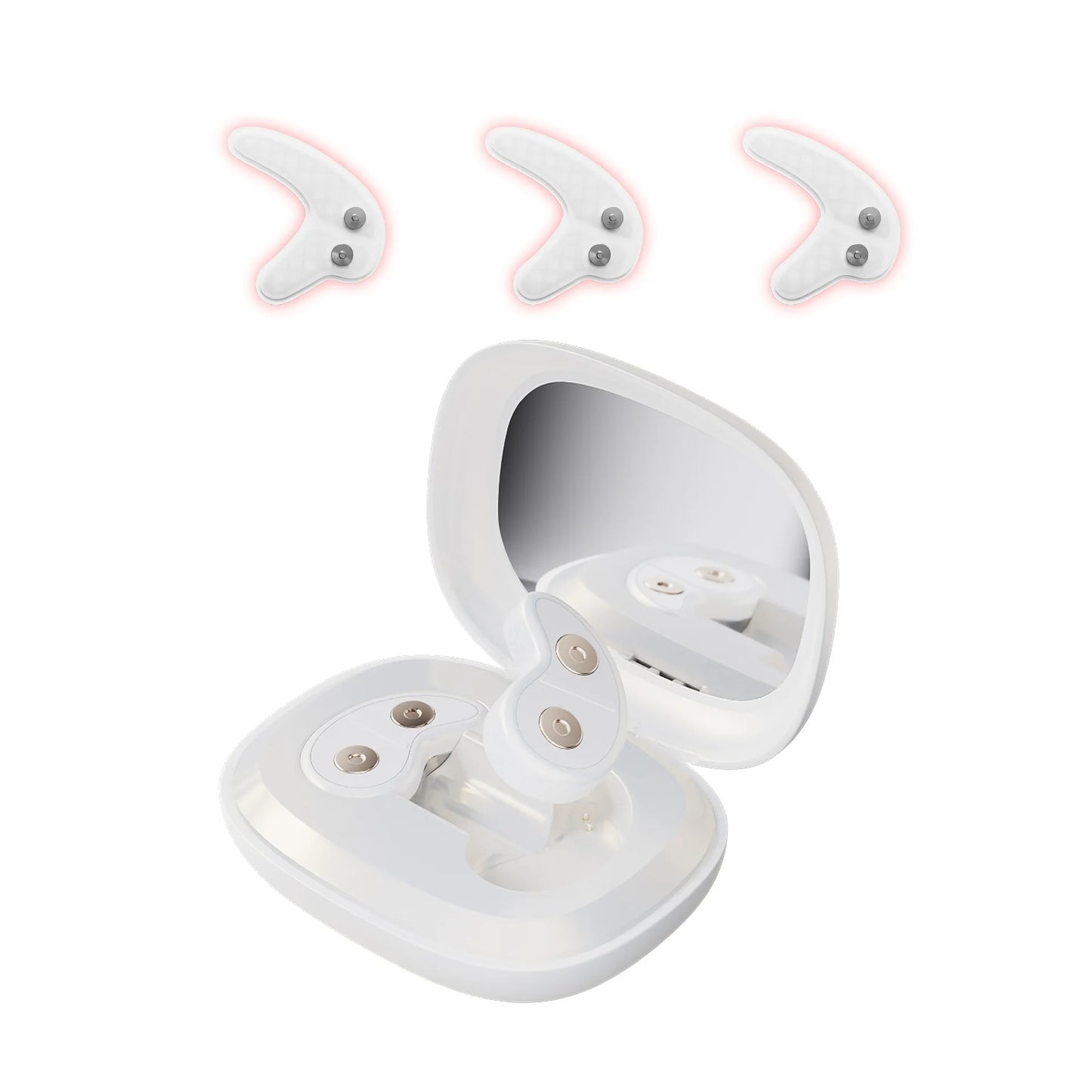 Ems Micro Current Mini Eye Beauty Device Red Light Therapy Under Eye Massager