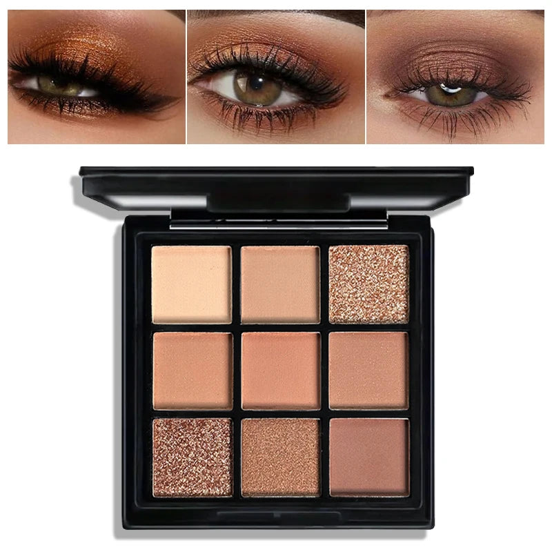 Eyeshadow Palette Purple Glitter Pearlescent Matte Eye Shadow Shimmer