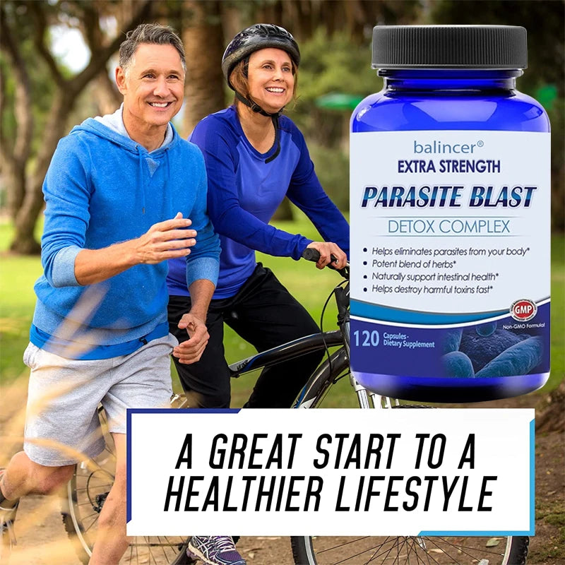 Parasite Cleanse Gut Detox Complex Supports Gut Cleansing -
Removes Parasites From The Body and Helps with Immune Health