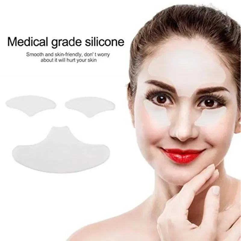 Reusable Silicone Wrinkle Removal Sticker Facial Lifting Strips
For Forehead Neck Line Remover Eye Patches Anti Aging Skin Pads