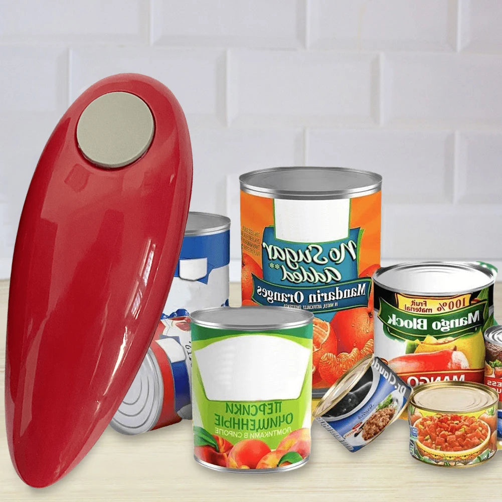 Electric Can Opener Hands Free Bottle Opener Battery Operated Tin Opener