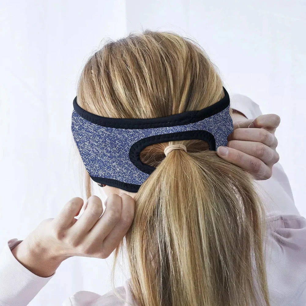 Bluetooth-compatible 5.2 Wireless Stereo Headset
Side Sleeper Eye Mask Sport Hollowing Out Headband Music Earphones