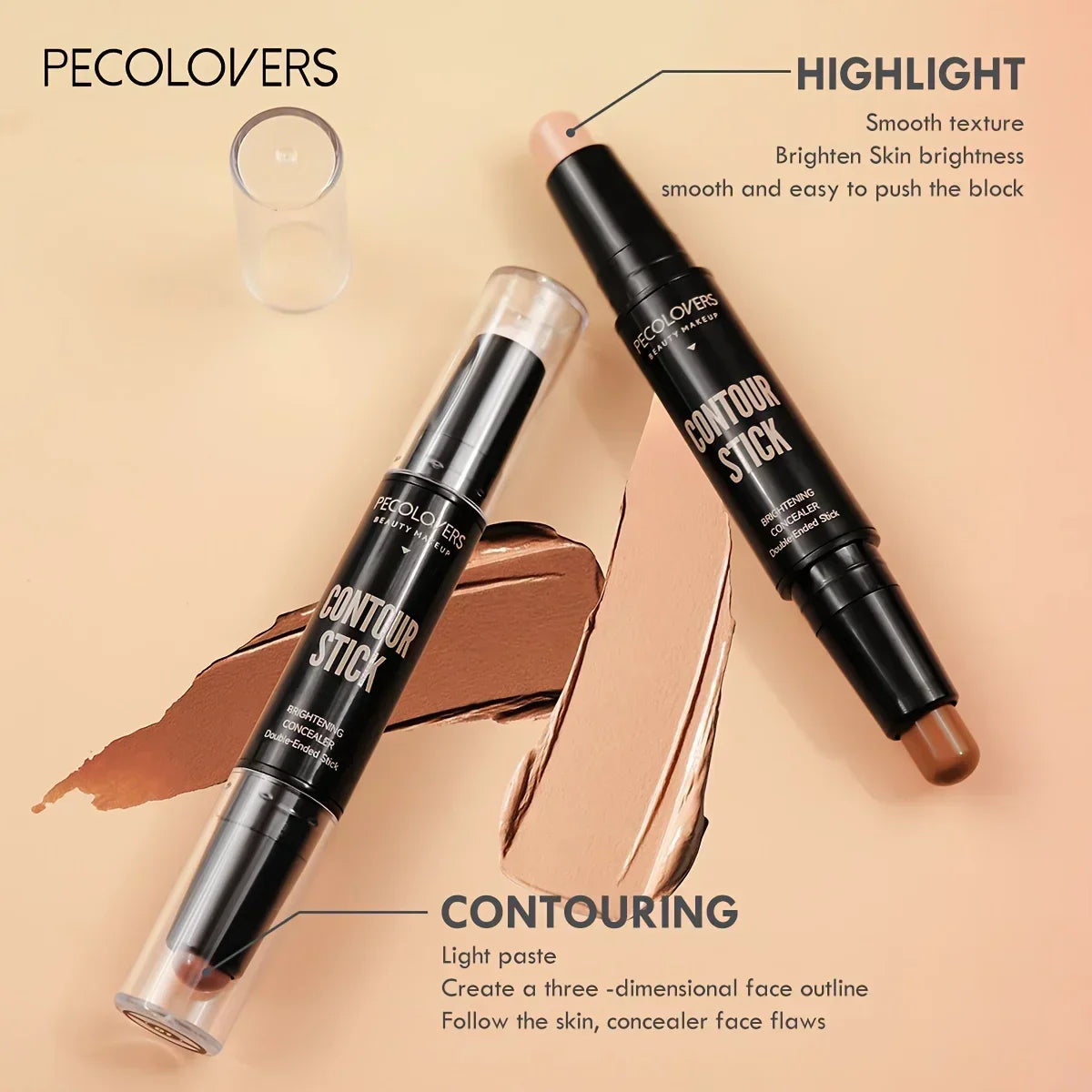 1PC Face Foundation Concealer Pen Long Lasting Dark Circles Corrector Contour Concealers Stick