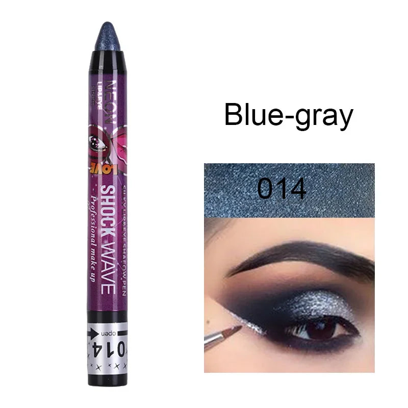 2 In 1 Eyeshadow Lipstick Stick Pencil
Waterproof Glitter Matte Eye Shadow Makeup Pigment Eyeshadow Pen