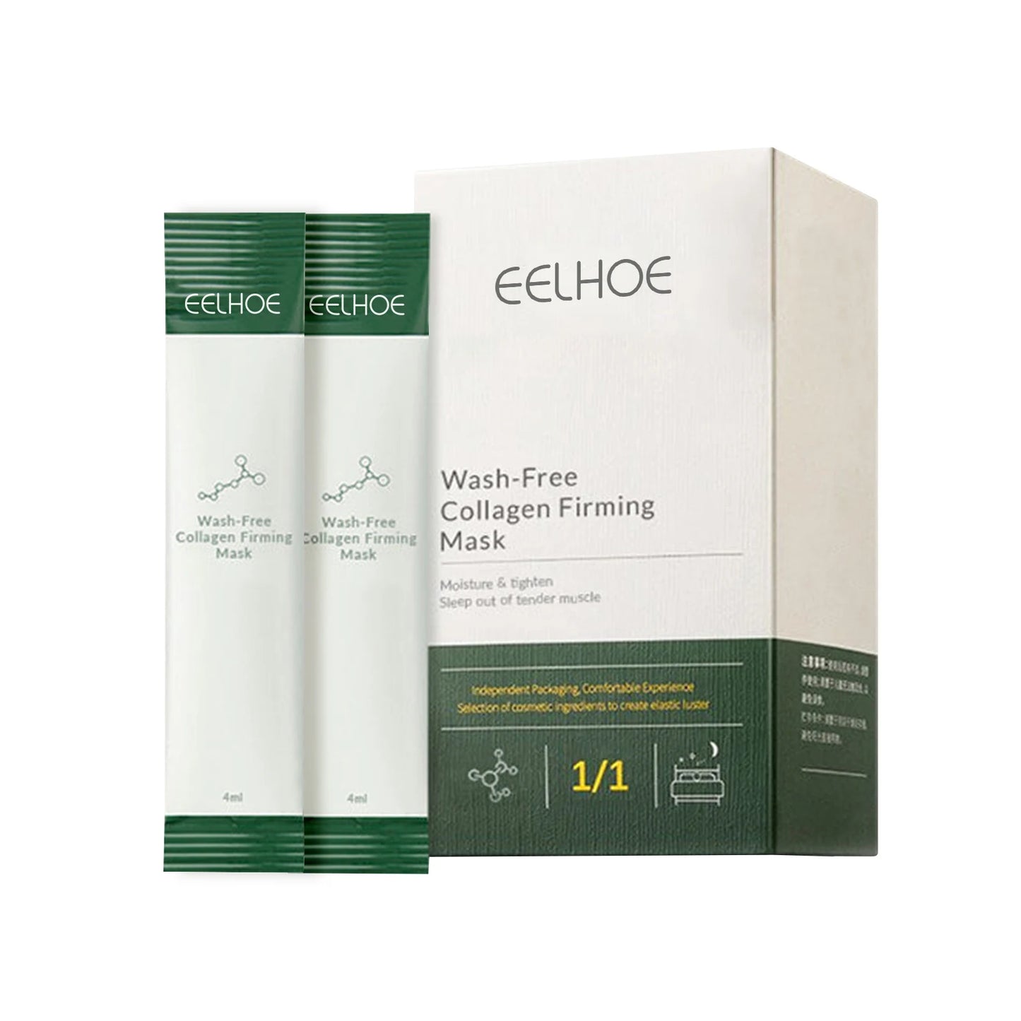 Korean Collagen Firming Wash-Free Mask Protein Portable
Anti-Aging Hydrating Frozen Face Sleeping Mask for Women and Men