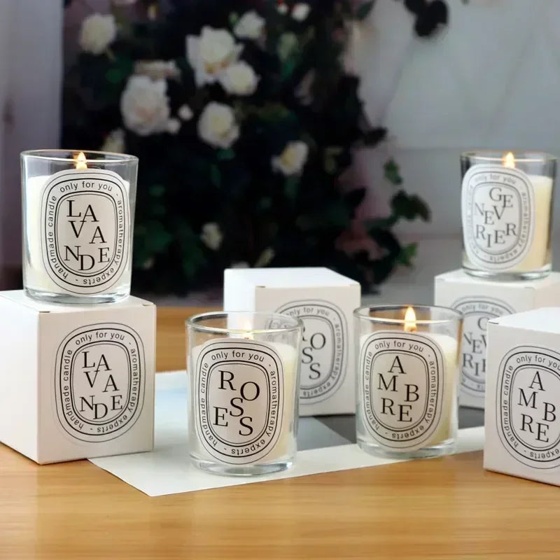 Romantic Vanilla Scented Fragrance Candle Gift Scented Aromatic Candles