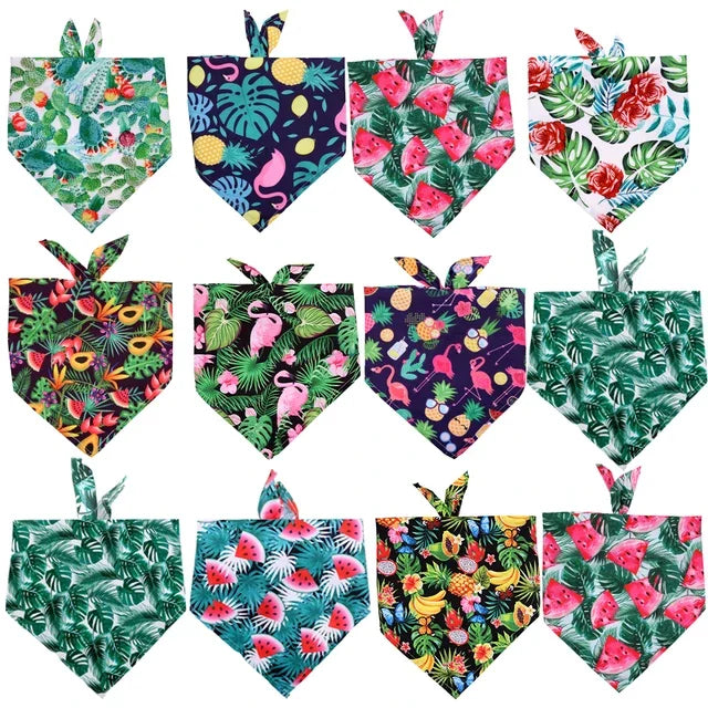 50pcs Dog Bandana Fruit Style Bandana Dog Accessories Dog Scarf
Summer Dog bandanas Bulk Small Dog Pet Bandana Dog Supplies