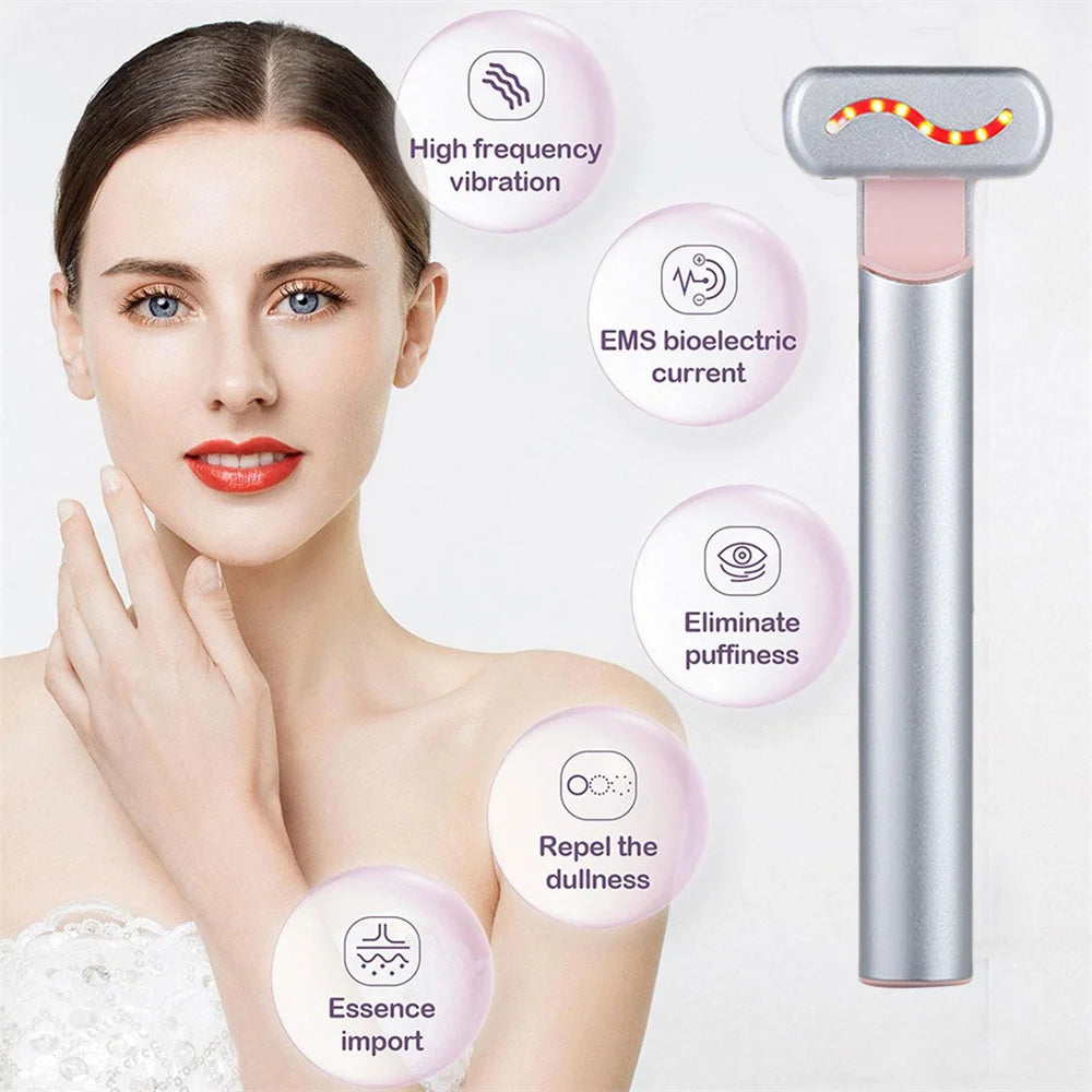 Beauty Wand, Red-Light Therapy LED Facial Light 7 Colors
Eye Wand Massager for Skincare and Rejuvenation