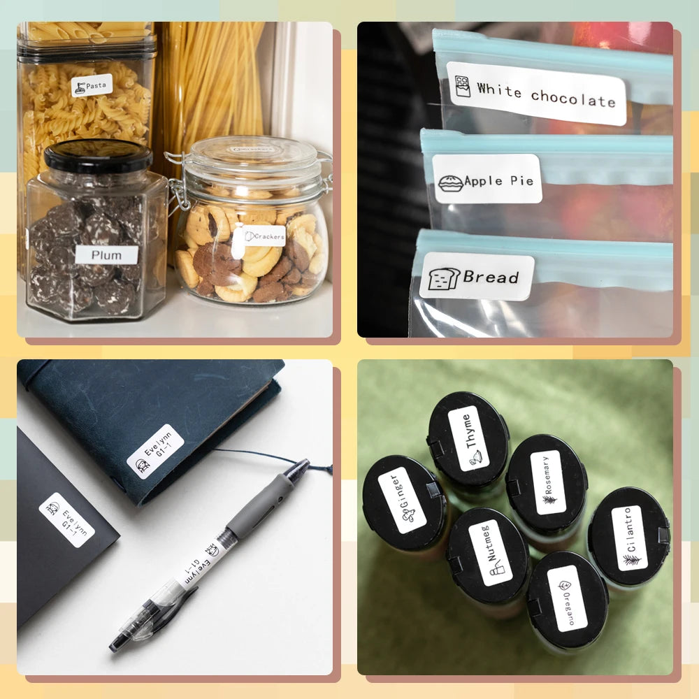 Label Printer Thermal Printing 15mm Stickers Thermal Labels
