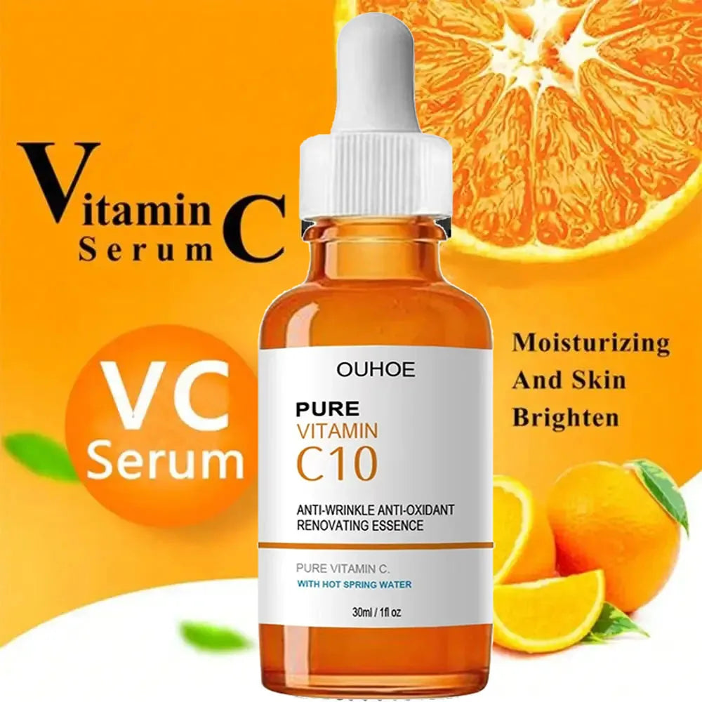 Vitamin C Wrinkle Remover Face Serum Lifting Firming Fade Fine Lines
Anti-aging Essence Whitening Brighten Nourish Skin Care