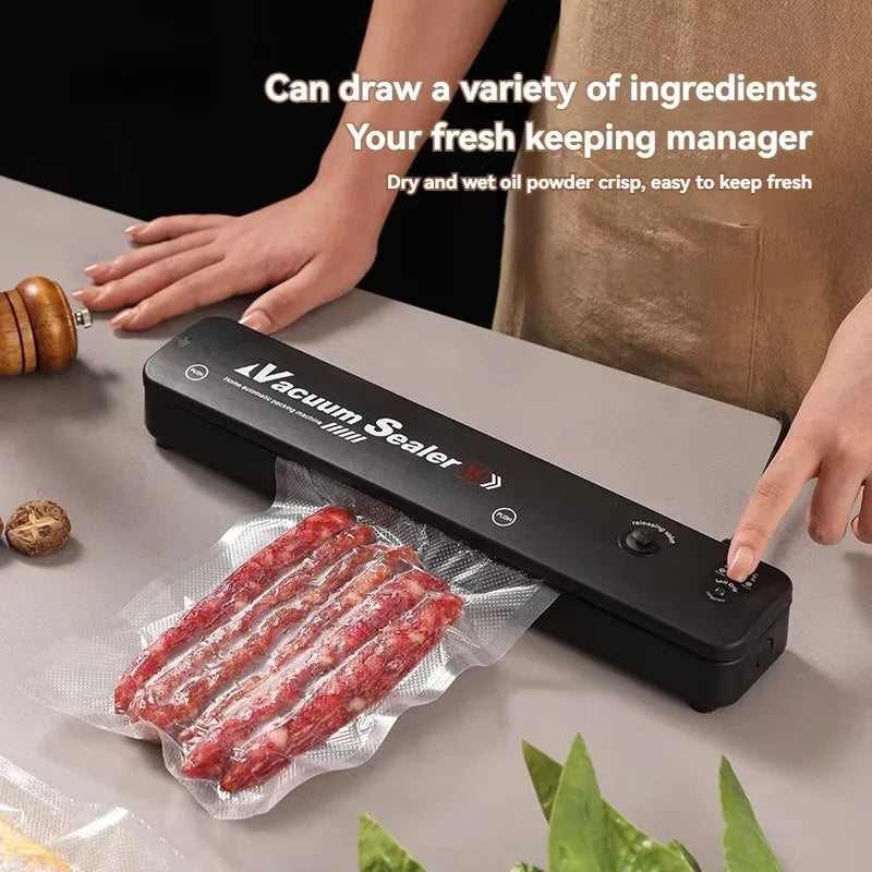 Food Sealing Portable Home Vacuum Kitchen Helper 220V
Automatic Packaging Machine Food Vacuum Sealing Machine