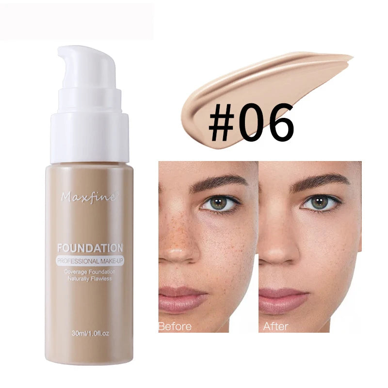 Liquid Foundation Effective Concealer Waterproof Sweat-resistant Makeup